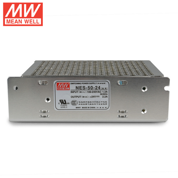 Mean Well LRS-50-24 DC24V 50Watt 2A UL Certification AC110-220 Volt Switching Power Supply For LED Strip Lights Lighting Mean Well LRS-50-24 DC24V 50Watt 2A UL Certification AC110-220 Volt Switching Power Supply For LED Strip Lights Lighting
